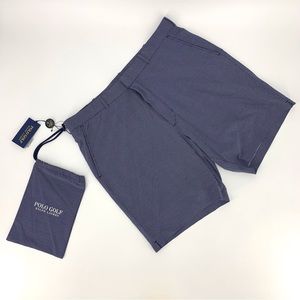 Polo Golf by Ralph Lauren NWT Navy and White Lined 9” Golf and Swim Shorts, 38